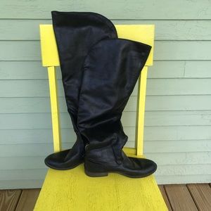 Bamboo size 10 over the knee boots